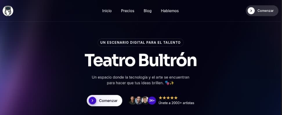 Teatro Bultrón: concursos inteligentes para descubrir y potenciar talentos