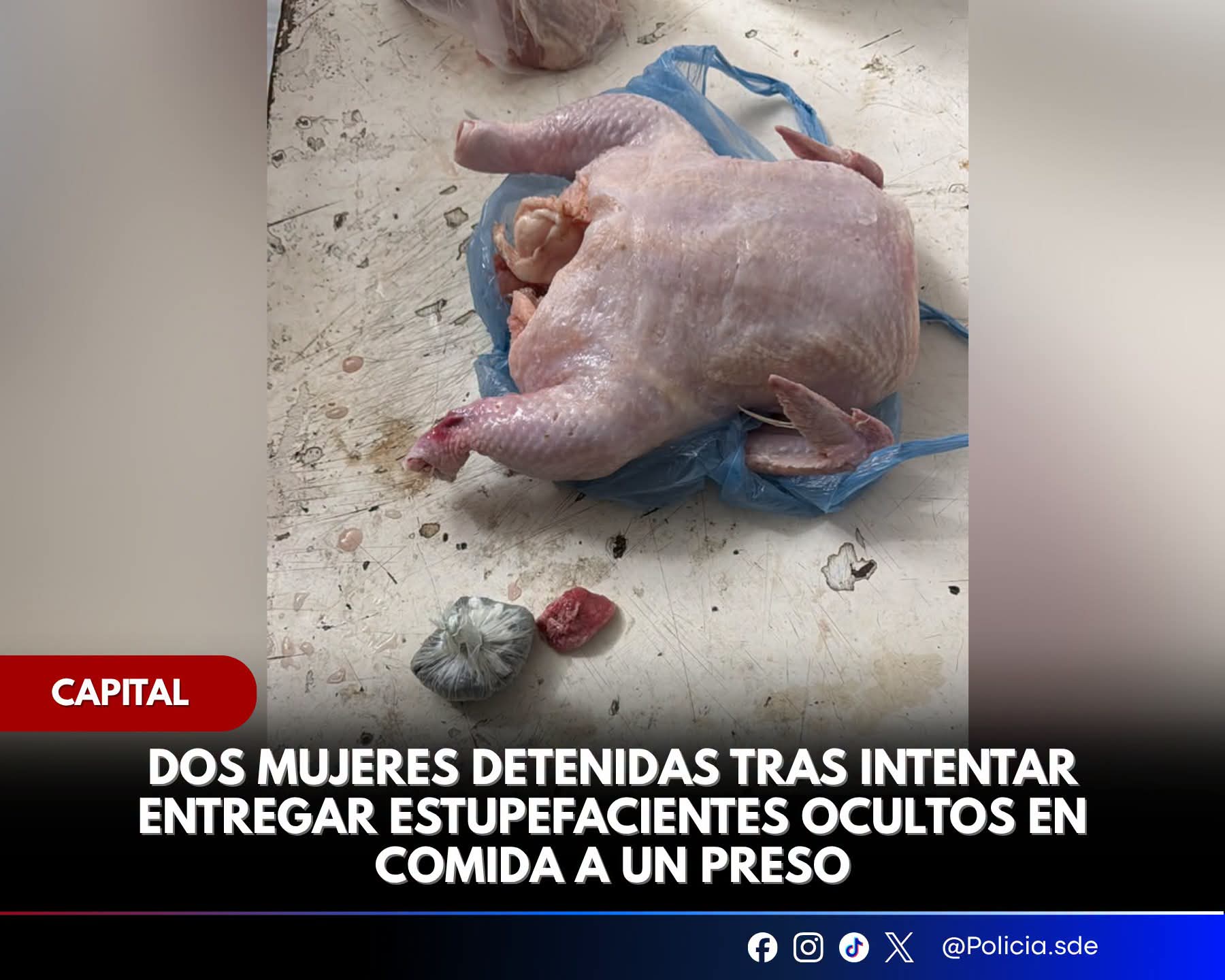 Capital: Detienen a dos mujeres detenidas tras intentar entregar estupefacientes ocultos en comidas a un preso