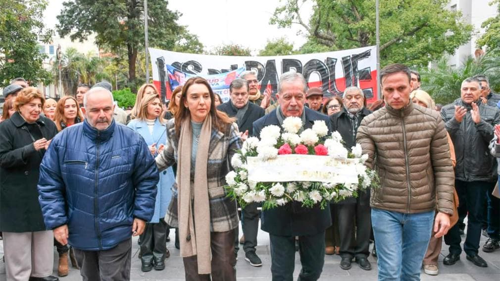 El Gobernador participó del acto en memoria de Hipólito Yrigoyen
