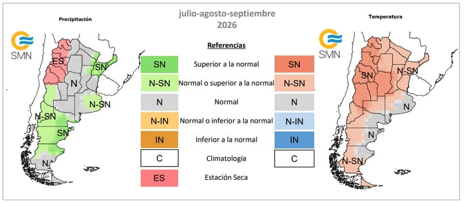 Anticipan anomalías en el clima en el NOA para los próximos 3 meses
