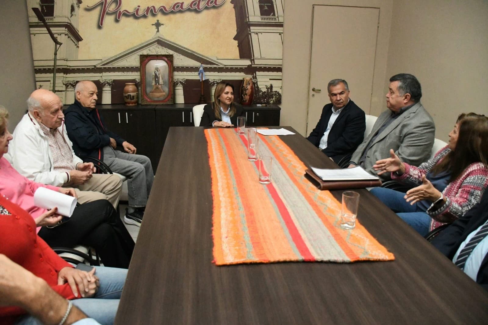 Fuentes y Benavente se reunieron con directivos de la Asociación Santiagueña Amigos del Newcom