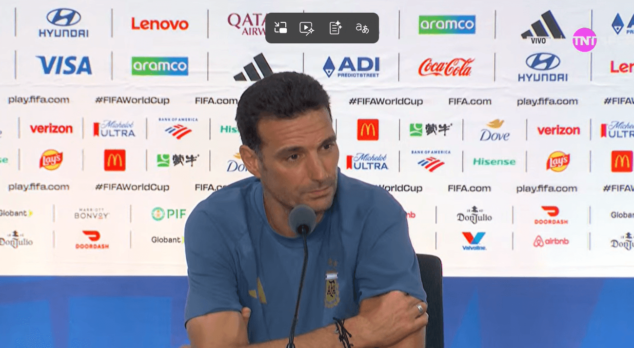 Scaloni, entre la tristeza y el agradecimiento tras la final del Mundial 2026