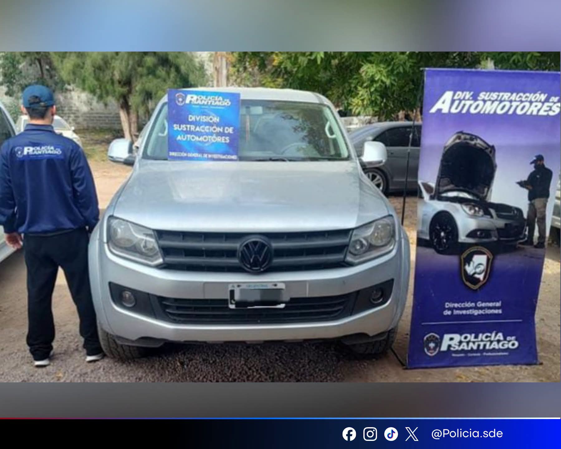La policía secuestro dos camionetas robadas en Córdoba y Tucumán